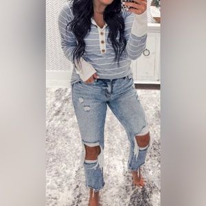 NWOT Bibi long sleeve hoodie top